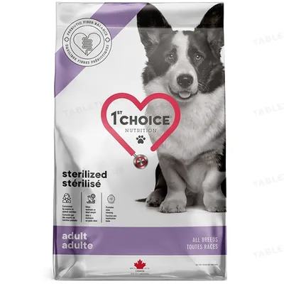 Корм сухий 1st Choice Adult Sterilized для дорослих стерилізованих собак усіх порід, 10 кг
