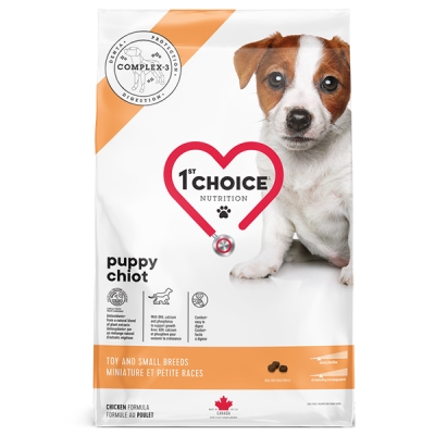 Корм сухой 1st Choice Puppy Toy and Small для щенков мини и малых пород, с курицей, 5 кг