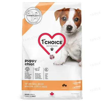 Корм сухий 1st Choice Puppy Toy and Small для цуценят міні та малих порід, з куркою, 5 кг