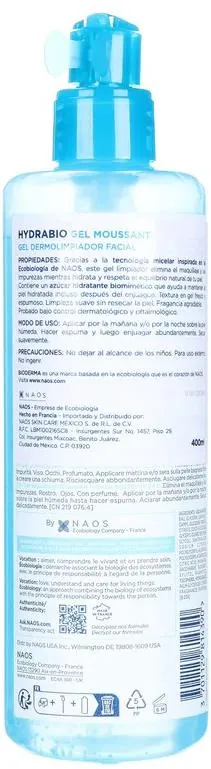 Гель Bioderma Hydrabio очищувальний зволожуючий, 400 мл