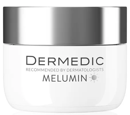 Крем для обличчя Dermedic Melumin SPF50+ захисний освітлюючий денний, 50 мл