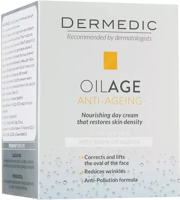 Крем для обличчя Dermedic Oilage поживний для ущільнення шкіри денний, 50 мл