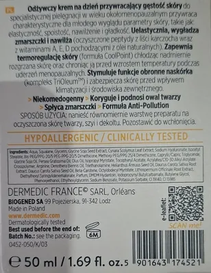 Крем для обличчя Dermedic Oilage поживний для ущільнення шкіри денний, 50 мл