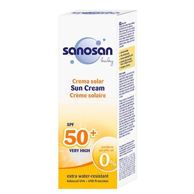 Крем солнцезащитный Sanosan Baby детский SPF 50, 75 мл