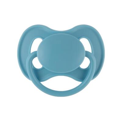 Пустышка латексная Canpol Babies 23/223_blu круглая 0-6 месяцев, 1 шт
