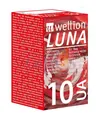 Тест-смужки Wellion Luna Trio для тестування рівня сечової кислоти в крові, 10 штук