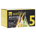 Иглы для шприц-ручек Wellion MEDFINE plus одноразовые стерильные, универсальные, 31G (0,25 х 5 мм), 100 штук