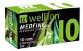 Голки для шприц-ручок Wellion MEDFINE plus одноразові стерильні, універсальні, 30G (0,30 х 10 мм), 100 штук