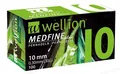 Голки для шприц-ручок Wellion MEDFINE plus одноразові стерильні, універсальні, 30G (0,30 х 10 мм), 100 штук