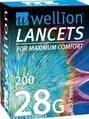 Ланцеты Wellion 28G, 200 штук