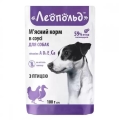 Корм влажный для собак Леопольд Мясной корм в соусе с птицей, 100 г