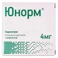 Юнорм розчин д/ін. 2 мг/мл по 2 мл №5 в амп.
