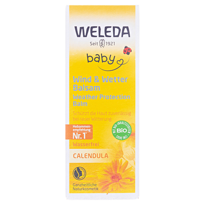 Бальзам детский Weleda Baby Calendula Календула защита от ветра и холода, 30 мл