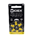 Батарейка для слуховых аппаратов Widex 10 AUX, 1 штука