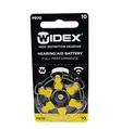 Батарейка для слухових апаратів Widex 10 AUX, 1 штука