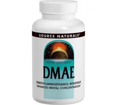 Диметиламиноэтанол Source Naturals DMAE 351 мг, 100 капсул