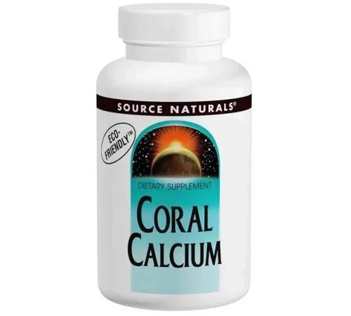 Коралловый кальций Source Naturals Coral Calcium 600 мг, 120 капcул