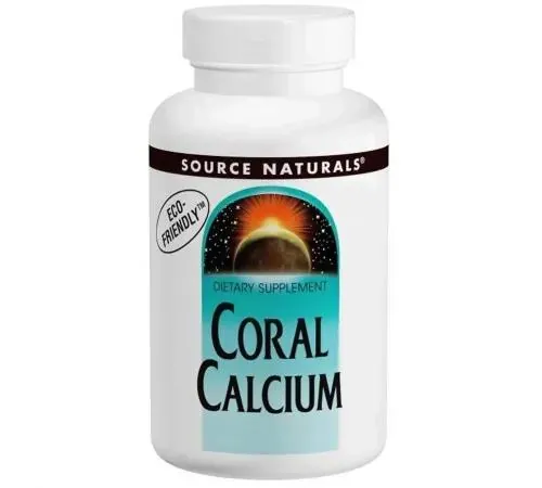 Кораловий кальцій Source Naturals Coral Calcium 600 мг, 120 капcул