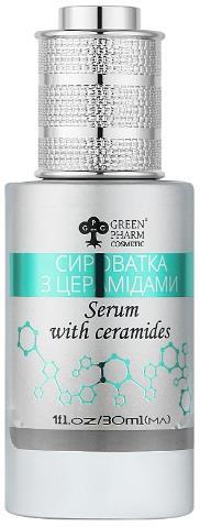 Сироватка для обличчя Green Pharm Cosmetic з церамідами, 30 мл