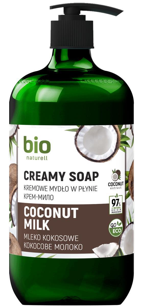 Крем-мыло Bio Naturell Кокосовое молоко, с дозатором, 946 мл