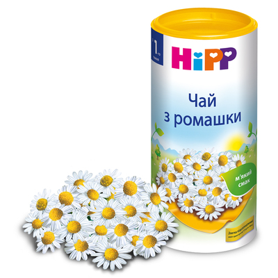 Напій HiPP Чай з ромашки, сухий швидкорозчинний, 200 г