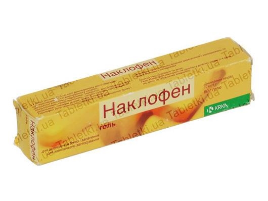 Наклофен гель 10 мг/г по 60 г у тубах