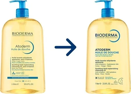Олія для душу Bioderma Atoderm для сухої атопічної шкіри, 1000 мл