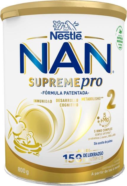 Смесь сухая молочная NAN Supreme 2 с олигосахаридами для питания детей от 6 месяцев, 800 г