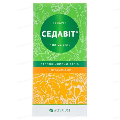 Седавіт розчин ор. по 100 мл у флак. (бан.)