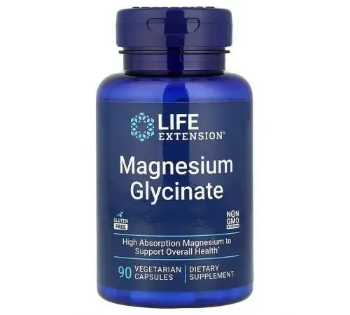 Магнію гліцинат Life Extension Magnesium Glycinate 105 мг, 90 капсул