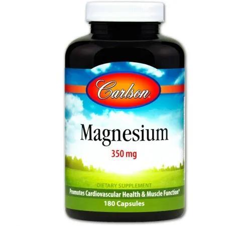 Магний Carlson Labs Magnesium 350 мг, 180 капсул