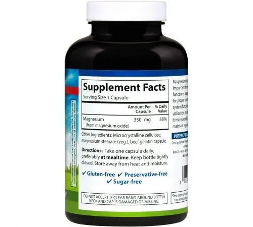 Магній Carlson Labs Magnesium 350 мг, 180 капсул