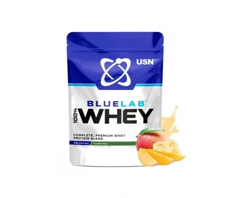 Протеїн сироватковий змішаний USN Blue Lab 100% Whey манго, 476 г