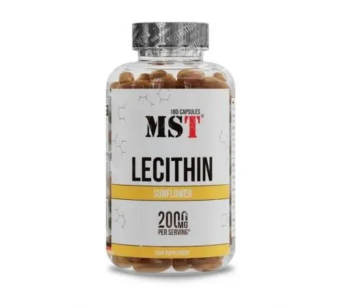 Лецитин MST Nutrition Lecithin Sunflower 2000 мг, 180 капсул