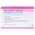 Рисполепт конста порошок д/приг. сусп. прол./д. д/ін. в/м по 25 мг №1 у флак. з р-ком