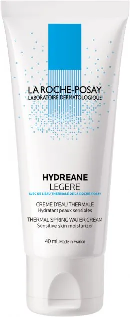 Крем для обличчя La Roche-Posay Hydreane Legere легкий зволожуючий для нормальної та комбінованої чутливої шкіри, 40 мл