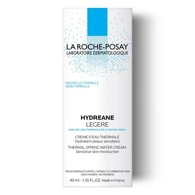 Крем для обличчя La Roche-Posay Hydreane Legere легкий зволожуючий для нормальної та комбінованої чутливої шкіри, 40 мл