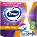 Рушники паперові Zewa Premium Extra Long 2 шари 120 відривів, 2 рулони