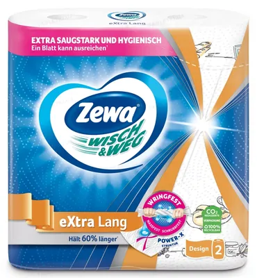 Рушники паперові Zewa Wisch Weg Design 2 шари, 2 рулони