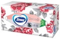 Салфетки косметические Zewa Deluxe Design 3 слоя, 90 шт