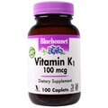 Вітамін К1 100 мкг Bluebonnet Nutrition, 100 капсул