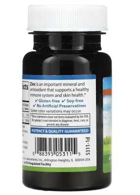 Цинк 15 мг Carlson Labs Zinc, 100 таблеток