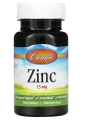 Цинк 15 мг Carlson Labs Zinc, 100 таблеток