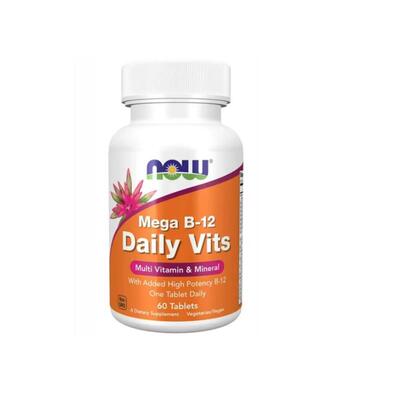 Витаминно-минеральный комплекс NOW Daily Vits Mega B-12 таблетки №60