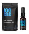 Канабідіол 100%CBD Олія 20%, спрей оральний по 20 мл флаконі, 120 доз