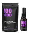 Каннабидиол 100%CBD Масло 30%, спрей оральный по 20 мл флаконе, 120 доз