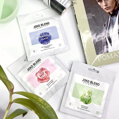 Маска для лица Joko Blend гидрогелевая Cornflower Glow, 20 г
