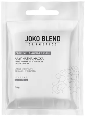 Маска для обличчя Joko Blend альгінатна ефект ліфтингу з колагеном та еластином, 20 г