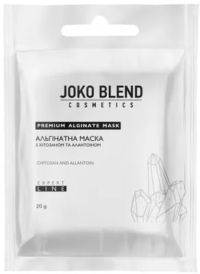 Маска для обличчя Joko Blend альгінатна з хітозаном та алантоїном, 20 г