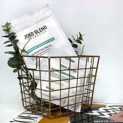 Маска для лица Joko Blend альгинатная успокаивающая с экстрактом зеленого чая и алоэ вера, 20 г